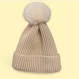 Cozy Knit Beanie with Pom Pom